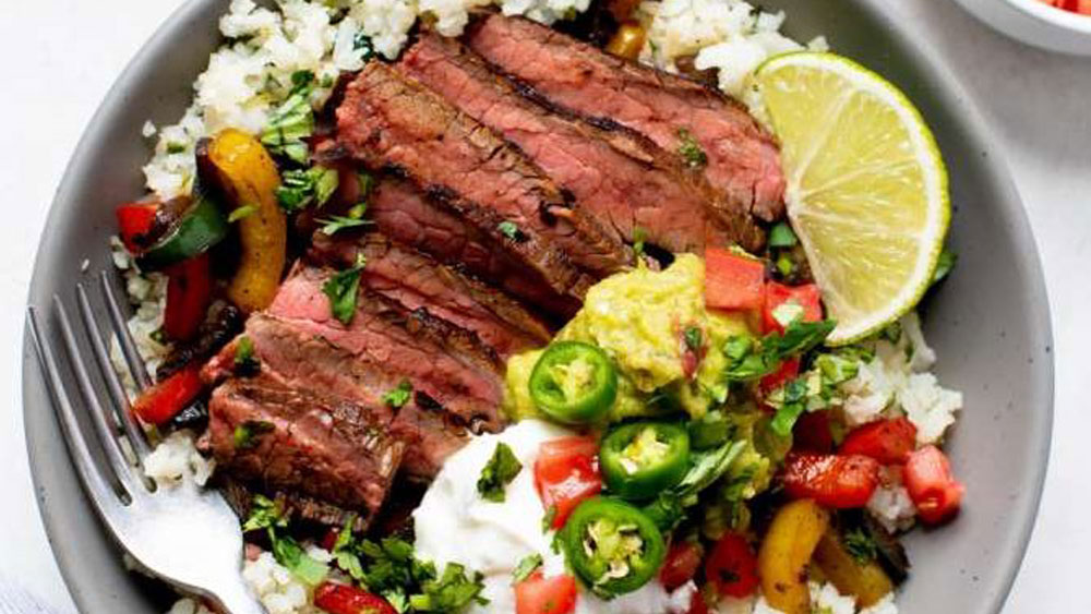 Steak Fajita in a bowl